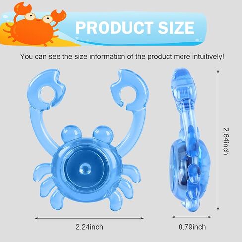 1 PC Bike Crab Tail Light, Cute Bike Lights for Night Riding, Waterproof Cycling Warning Tail Light, Long-Lasting Riding Gear for Men Women Kids (Multicolored) in Saudi Arabia