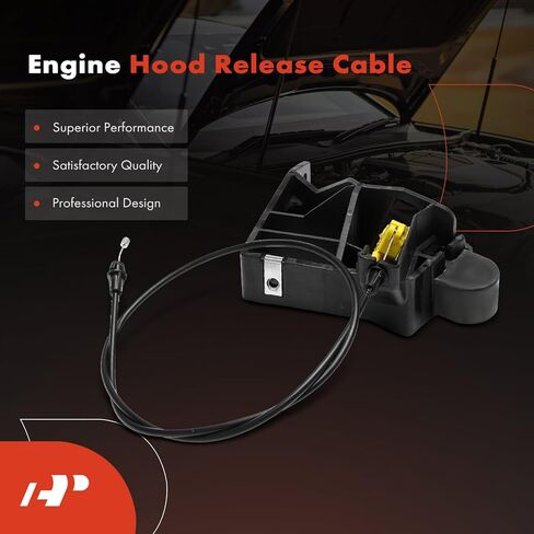 A-Premium Front Hood Latch Release Cable with Handle Compatible with Ford F-250 F-350 F-450 F-550 Super Duty 2007-2010, 38 Inch in Saudi Arabia