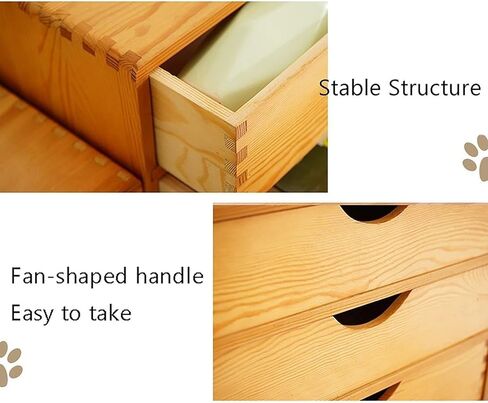 Desktop File Drawer - 4/3/2/1 Tier Quality Wood Desk Organizer, File Cabinets, Small Drawer Stationery Storage Box Bills Collection Holder,1 Layers in Saudi Arabia