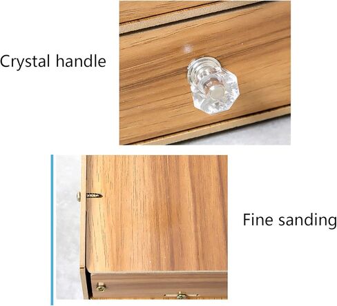 Multi-Functional Wood Making Desk Organizer File Cabinet Office Supplies Desktop Storage Organizer Box with Drawer,3 Layer in Saudi Arabia