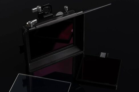 NiSi Cinema C5 Matte Box Starter Kit | مرحلتان، مشبك 95 مم، خفيف الوزن، فتحات لمرشح واحد لكل 4x4 و4x5.65 | محولات 67/72/77/82، صواني الفلتر، حقيبة السفر | التصوير السينمائي والفيديو in Kuwait