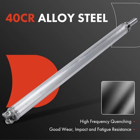 A-Premium Rear Complete Drive Shaft Prop Shaft Driveshaft Assembly Compatible with Chevrolet Silverado 2500 HD & GMC Sierra 2500 HD, [Extended Cab Pickup, 4WD, 6L90 Auto 6 Speed Trans, 78.8" Bed] in Saudi Arabia