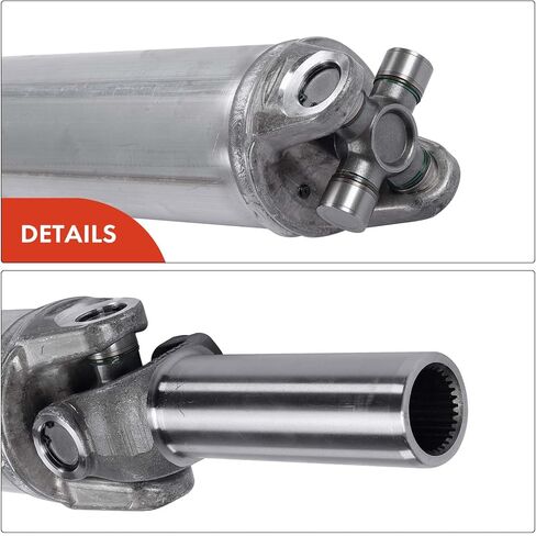 A-Premium Rear Complete Drive Shaft Prop Shaft Driveshaft Assembly Compatible with Chevrolet Silverado 2500 HD & GMC Sierra 2500 HD, [Extended Cab Pickup, 4WD, 6L90 Auto 6 Speed Trans, 78.8" Bed] in Saudi Arabia