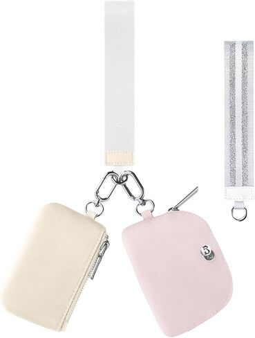 محفظة معصم محمولة بسحاب حول الحقيبة المزدوجة من Babysun، محفظة نسائية للعملات المعدنية قابلة للفصل in Kuwait