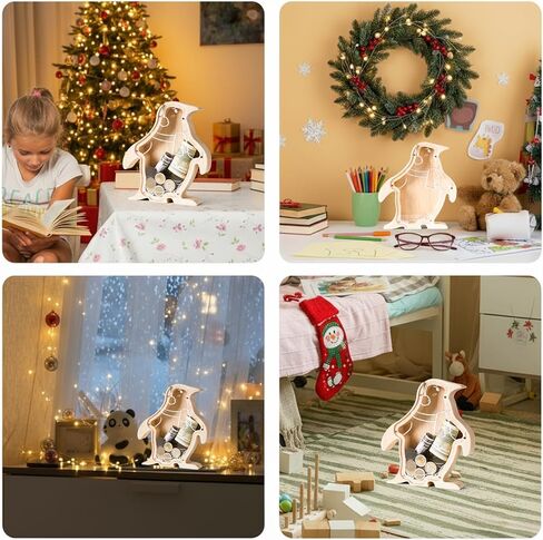 حصالة على شكل فراشة خشبية للأطفال، حصالة نقود على شكل فراشة، حصالة نقود أنيقة غير قابلة للكسر، صندوق نقود آمن للأطفال، هدايا عيد ميلاد للأطفال الصغار للفتيات والأولاد، محبي الفراشات in Kuwait