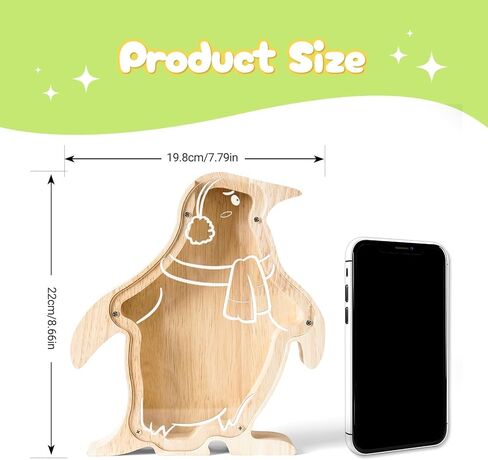 حصالة على شكل فراشة خشبية للأطفال، حصالة نقود على شكل فراشة، حصالة نقود أنيقة غير قابلة للكسر، صندوق نقود آمن للأطفال، هدايا عيد ميلاد للأطفال الصغار للفتيات والأولاد، محبي الفراشات in Kuwait