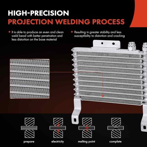 A-Premium Transmission Oil Cooler Compatible with Chevrolet Caprice 2012-2017, SS 2014-2017 in Saudi Arabia