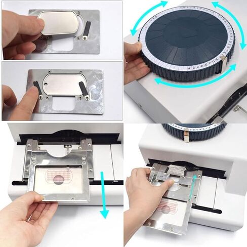 for Dog ID Card Tag Military Embossing Stamping Letter Manual Machine,72 Characters Metal Stainless Steel Stamping Machine with 20pcs DIY Dog Tags in Saudi Arabia