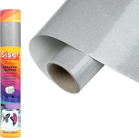 Siser EasyPSV Glitter - Stardust Glitter Permanent Self-Adhesive Vinyl 150 x 30 cm, for Customising Objects and Hard Surfaces, for Cutting Plotters in Saudi Arabia