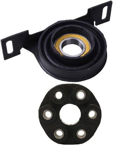 Driveshaft Shaft Center Support Bearing + Flex Disc Joint Kit 26111227410, 26121226731, 26 11 1 227 410, 26 12 1 226 731 in Kuwait