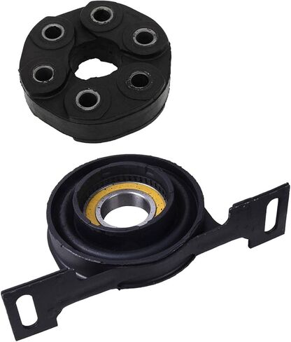 Driveshaft Shaft Center Support Bearing + Flex Disc Joint Kit 26111227410, 26121226731, 26 11 1 227 410, 26 12 1 226 731 in Kuwait
