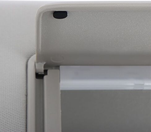 munirater 1Pcs Sun Visor Gray Right Passenger Side RH with Light and Cosmetic Mirror Replacement for Altima 2019 2020 2021 2022 2023 2024 96400-6CA3C in Saudi Arabia