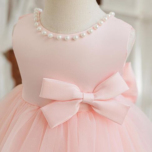 HNXDYY Toddler Girls Dresses Baby Girl Tutu Dress Princess Beaded Birthday Dress #2029-C Champagne 3-4 Years in Kuwait