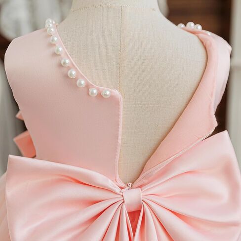 HNXDYY Toddler Girls Dresses Baby Girl Tutu Dress Princess Beaded Birthday Dress #2029-C Champagne 3-4 Years in Kuwait