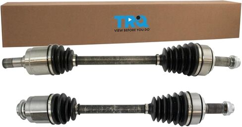 TRQ New Front CV C/V Axle Drive Shaft Assembly 2 Piece Pair Set for 2012-2017 Dodge Ram 1500 4WD 4x4 Truck in Kuwait