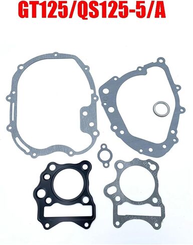 علبة المرافق، غطاء علبة المرافق مناسب لسوزوكي Haojue Qingqi GT125 QS125-5-A GT QS HJ غطاء علبة المرافق للمحرك جوانات الأسطوانة مجموعة حشية الدراجة النارية in Kuwait