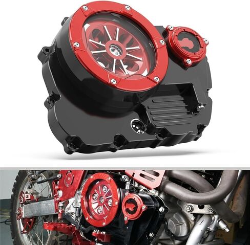 علبة المرافق ، غطاء علبة المرافق صالح لهوندا XR650L XR 650L 1993-2024 الجانب الأيمن محرك مخلب غطاء حماية غطاء مرشح النفط علبة المرافق الإسكان in Kuwait