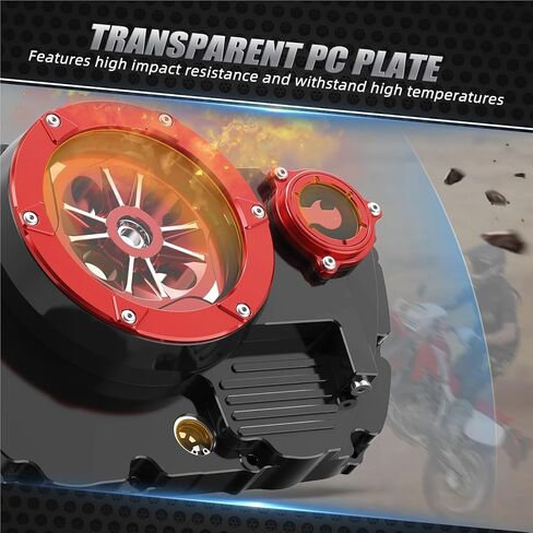 علبة المرافق ، غطاء علبة المرافق صالح لهوندا XR650L XR 650L 1993-2024 الجانب الأيمن محرك مخلب غطاء حماية غطاء مرشح النفط علبة المرافق الإسكان in Kuwait