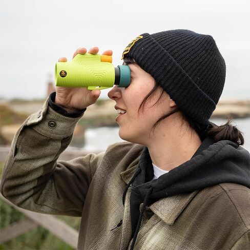 أحكام Nocs التكبير أنبوب 8x32 تلسكوب أحادي | خفيف الوزن، وصغير الحجم، وتكبير 8X، ومجال رؤية واسع لمشاهدة الطيور، والصيد، والمشي لمسافات طويلة، والتخييم، والأنشطة الخارجية الأخرى - السلامة in Kuwait