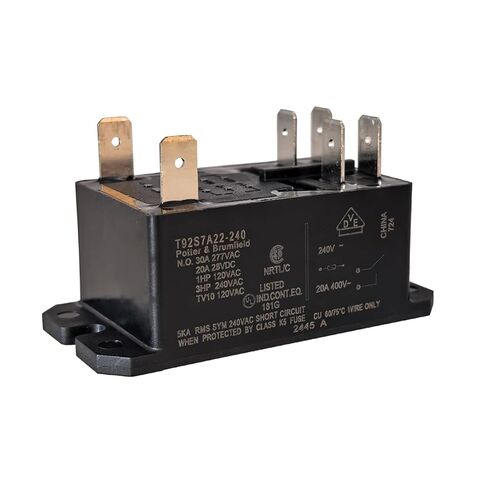 YEGAFE T92P7A22-240 240VAC 30A Power Relay DPST-NO 6Pins in Kuwait