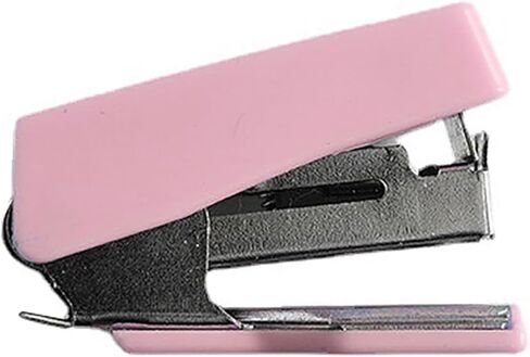 Mini Stapler Set, Cute Small Stapler Hand Held Desk Stapler and 10# 500Pcs Staples for Office School Supplies(Pink) in Saudi Arabia