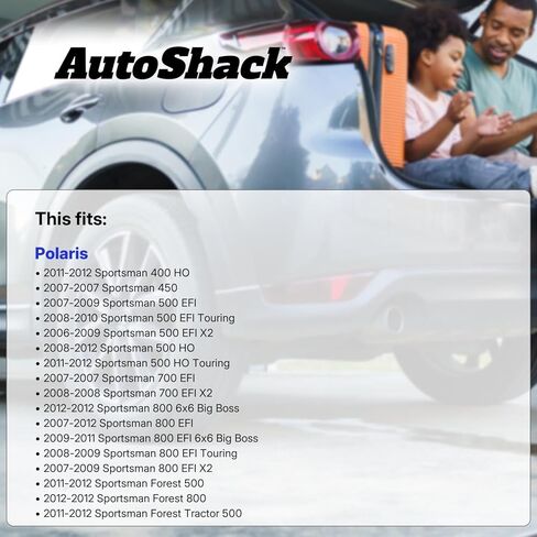 AutoShack Front Right or Left CV Axle Shaft Assembly Replacement for Polaris 2007-2012 Sportsman 800 EFI 2011-2012 Driver or Passenger Side ADSKPOL8029 in Saudi Arabia
