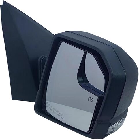 غطاء خلفي مزخرف بمرآة باب الجانب الأيمن للراكب ومسخن مع ضوء إشارة لسيارة Ford F-150 fit year 2015 2016 2017 2018 2019 2020 in Kuwait