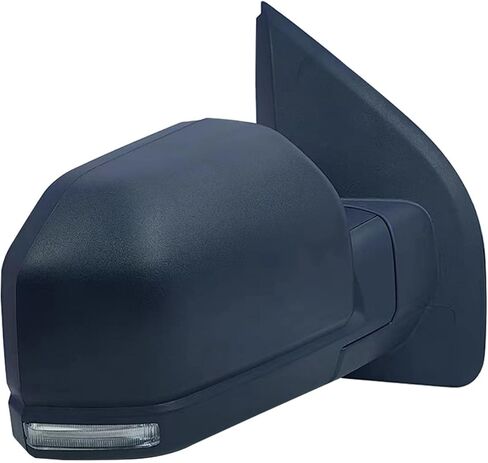 غطاء خلفي مزخرف بمرآة باب الجانب الأيمن للراكب ومسخن مع ضوء إشارة لسيارة Ford F-150 fit year 2015 2016 2017 2018 2019 2020 in Kuwait