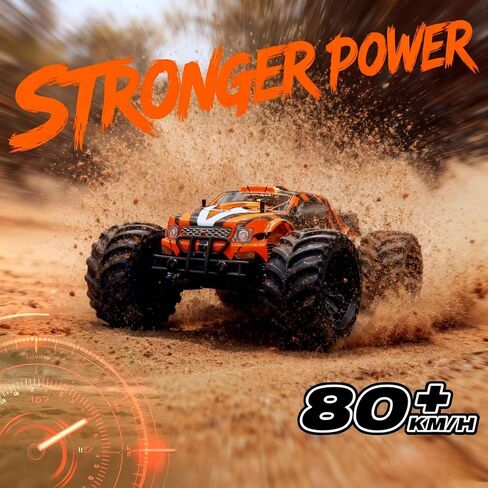 JLBRACINGRC 1:10 Scale Remote Control Car,80+KM/H High Speed RTR RC Truck,2.4GHZ Radio Controlled Electric Cars,4WD 4x4 Off Road Monster Truck,IPX7 Waterproof Brushless RC Car for Adults in Saudi Arabia