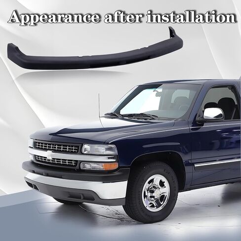CarPartsDepot Front Bumper Upper Cover Trim Compatible With 1999-2002 Silverado 1500 2500 3500 & 2000-2006 Tahoe GM1051103 15050703 in Saudi Arabia