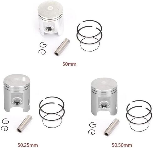 Piston Ring Pin Clip Kit Fit For Y90 1991-1997 Ya90 90 1990-1997 3VR-11631-00-96(50.50mm) in Saudi Arabia