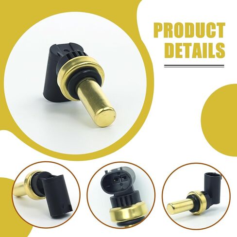 مستشعر درجة حرارة سائل التبريد متوافق مع 2011-2017 تشيفي تراكس سونيك كروز 2011-2017 بويك إنكور استبدال #213-4688 55591401 in Kuwait