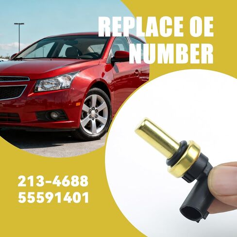 مستشعر درجة حرارة سائل التبريد متوافق مع 2011-2017 تشيفي تراكس سونيك كروز 2011-2017 بويك إنكور استبدال #213-4688 55591401 in Kuwait