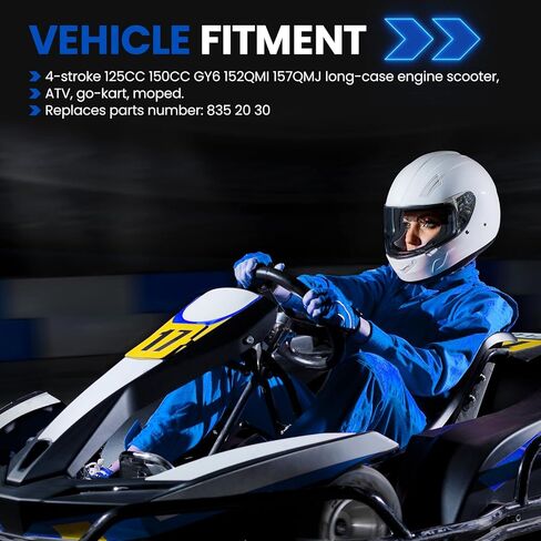 835 20 30 CVT محرك الحزام استبدال ل GY6 152QMI 157QMJ 125cc 150cc سكوتر الدراجة ATV Go-Kart Roketa in Saudi Arabia