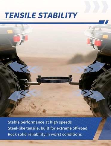 Drive Belt for Can-Am Commander 800/1000 Maverick 1000/MAX 1000 Turbo (All Non-X3 Models)/Maverick 1000 (All Models), Heavy Duty Belt Replaces 422280364 422280367 422280360 in Kuwait