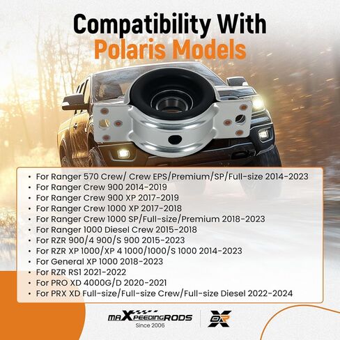 حامل عمود المروحة الأمامي والخلفي من maxpeedingrods لـ Polaris Ranger RZR General 570 900 1000 RS1 PRO PRX XD استبدال # 3515075 3514806 3514900 in Kuwait