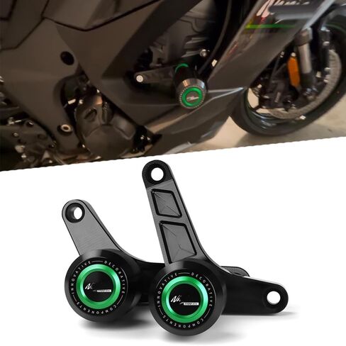 مزلقات الإطار Ninja1100SX مناسبة للنينجا 1100SX 2025 | Ninja1100SX حماية السقوط من المتزلجون حماية 2025 نينجا 1100SX حامي السقوط 2025 نينجا 1100SX ملحقات GN in Saudi Arabia