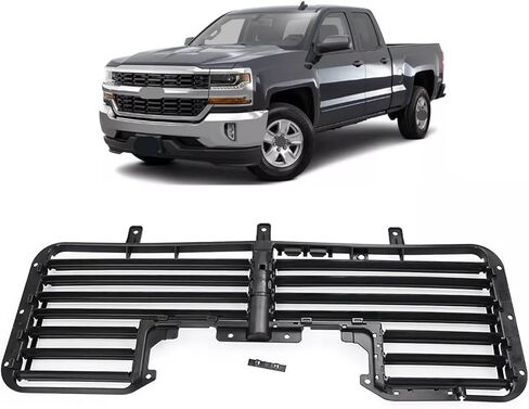 Active Grille Radiator Shutter Assembly Compatible with 2017-2019 Chevy Silverado 1500 Sierra 1500,OE# 84363184/ GM1206119 without Motor in Saudi Arabia