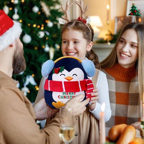 لعبة قطيفة لعيد الميلاد سانتا كلوز - حيوان محشو سانتا كلوز ناعم، ديكور عيد الميلاد وهدية موسمية، 22.86 سم in Kuwait