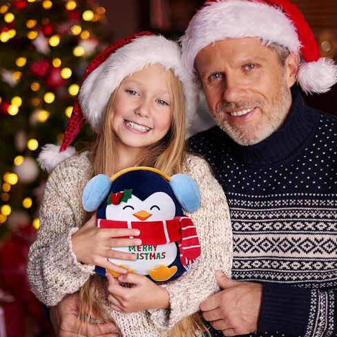 لعبة قطيفة لعيد الميلاد سانتا كلوز - حيوان محشو سانتا كلوز ناعم، ديكور عيد الميلاد وهدية موسمية، 22.86 سم in Kuwait