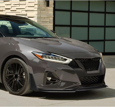 W-POWER، الشفة الأمامية الممتصة للصدمات مناسبة للتوافق مع نيسان ماكسيما 2019-2024، طقم الجسم الأمامي للشفاه الممتص للصدمات الهوائي ABS، STP-Style، 2020 2021 2022 2023 (أسود غير مطلي) in Saudi Arabia