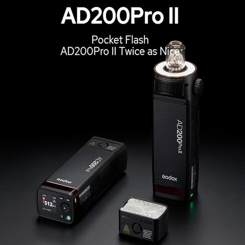 فلاش Godox AD200 Pro Godox AD200Pro لكاميرات Canon، TTL 2.4G HSS 1/8000s، بطارية 2900 مللي أمبير في الساعة ومشغل فلاش XPro-C، 500 ومضة طاقة كاملة، إعادة تدوير 0.01-1.8 ثانية، لمبة عارية/رأس فلاش Speedlite Fresnel in Kuwait