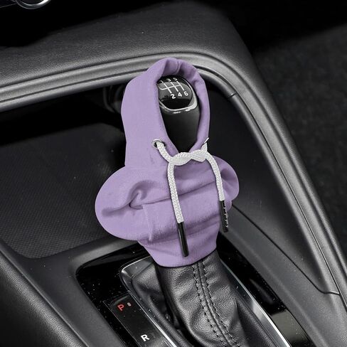 Gear Shift Hoodie, Shifter Hoodie, Funny Car Gear Shift Protector Cover, Automotive Interior Cute Gadgets Fashionable Mini Sweater Shifter Stick Knob Cover Universal for Most Vehicles (Green) in Saudi Arabia