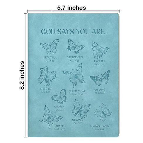 Christian Notebook Gifts Religious God Says You Are Beautiful Ecclesiastes 3:11 Bible Verse Writing Notebook Journal in Saudi Arabia
