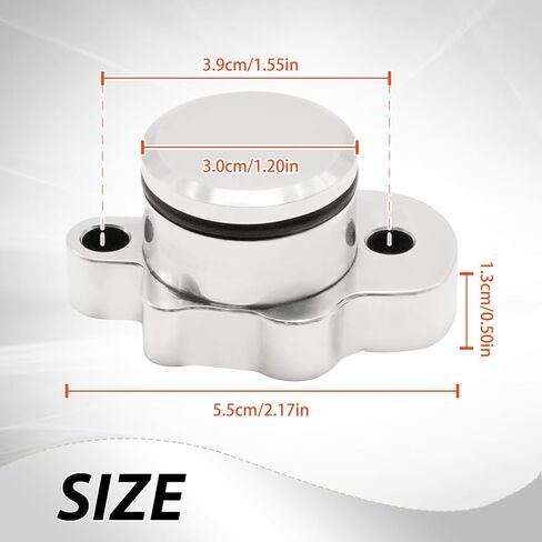 MDEOOSKY Oil Pump Plug Cover with O-Ring Port Cap Mounting Bolts, Replacement for Yamaha PW50 1994-2024 in Saudi Arabia