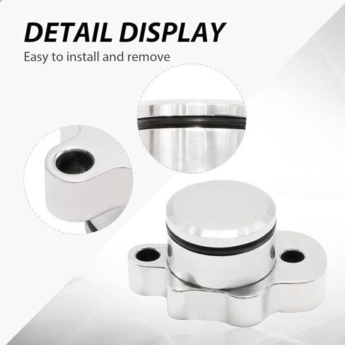 MDEOOSKY Oil Pump Plug Cover with O-Ring Port Cap Mounting Bolts, Replacement for Yamaha PW50 1994-2024 in Saudi Arabia