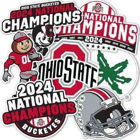 The Ohio State University Sticker OSU Buckeyes Stickers Vinyl Decals Laptop Water Bottle Car Scrapbook T2 (Type 2) in Kuwait