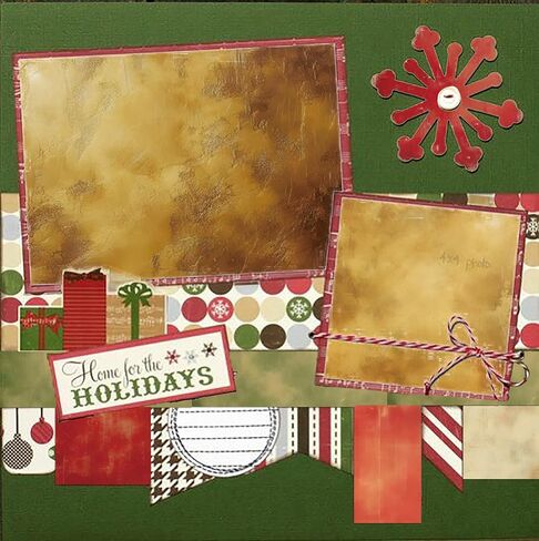 ورق قصاصات عيد الميلاد منقوش عتيق مقاس 6 × 6 أحمر وأخضر 24 ورقة من جانب واحد لعيد الميلاد المزخرف ورق يوميات حرفي للعطلات صناعة البطاقات DIY لوازم سجل القصاصات اليدوية (ب، 6 بوصات) in Kuwait