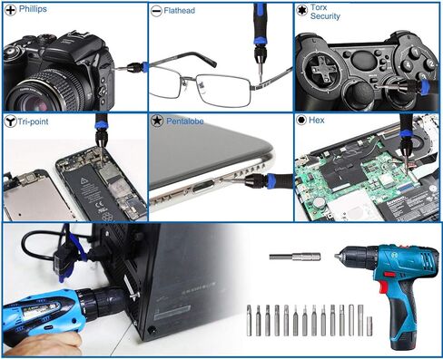 Kaisi 136 in 1 Electronics Repair Tool Kit Professional Precision Screwdriver Set Magnetic Drive Kit with Portable Bag in Saudi Arabia