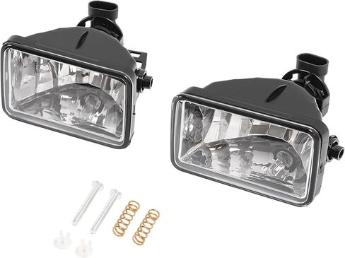 HECASA Pair Fog Lights Compatible with 2017-2020 Ford F250 F350 F450 F550 Super Duty Pickup Truck Front Bumper Fog Driving Lamp Clear Lens Driver & Passenger Side in Saudi Arabia
